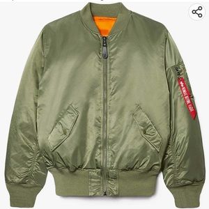 Alpha Industries Men's MA-1 Flight Bomber Jacket Sage Green
